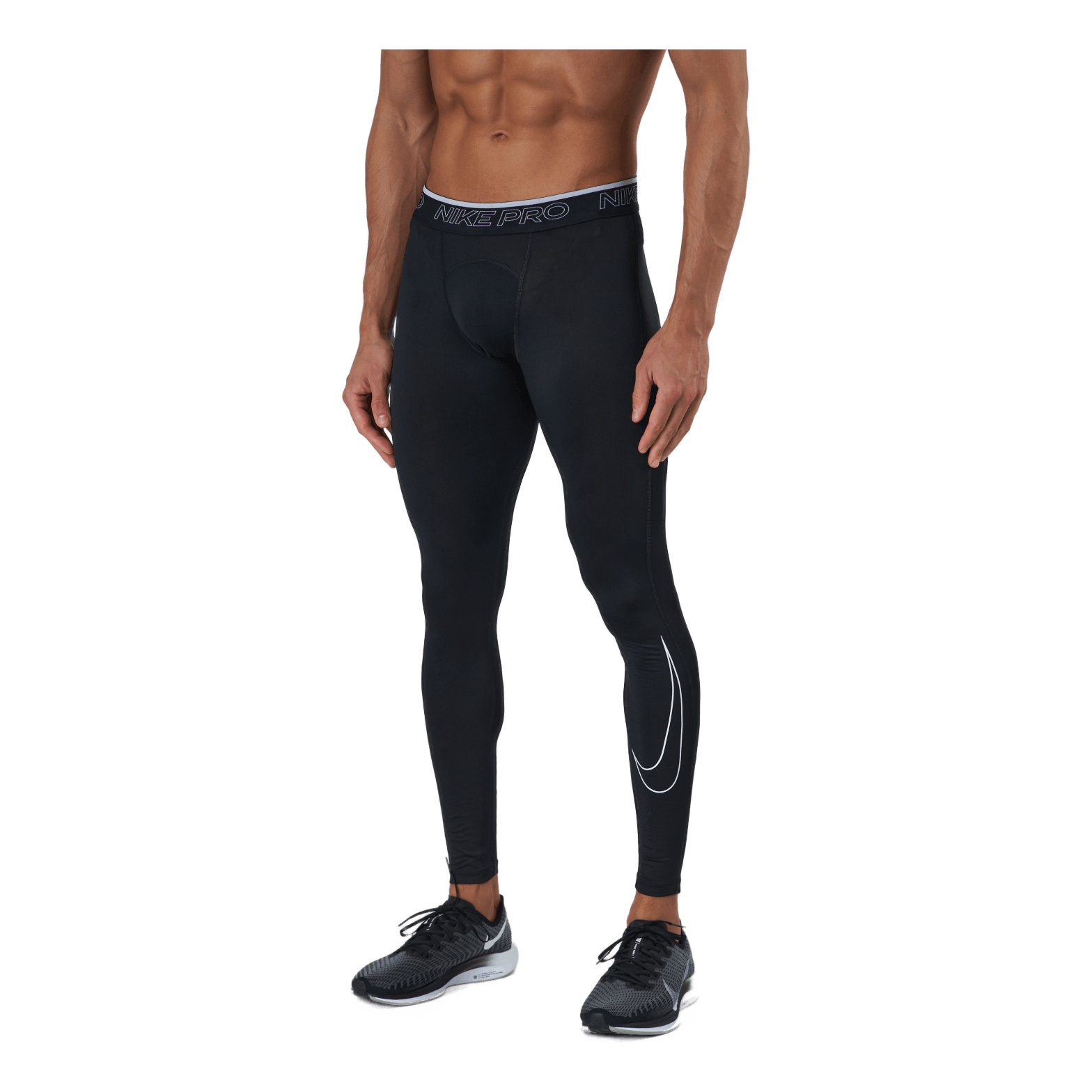 Nike Pro Dri-FIT Men's Tights BLACK/WHITE 1 Nike Pro Dri-FIT Men's Tights BLACK/WHITE