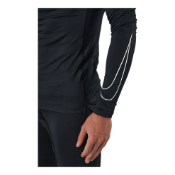 Nike Pro Dri-FIT Men's Tight Fit Long-Sleeve Top BLACK/WHITE -Takit Myyntikauppa 60518 08 005