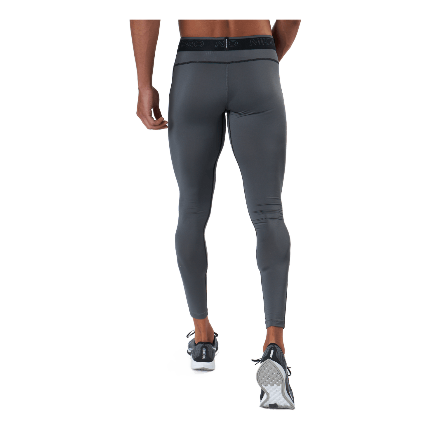 Nike Pro Dri-FIT Men's Tights IRON GREY/BLACK/BLACK 3 Nike Pro Dri-FIT Men's Tights IRON GREY/BLACK/BLACK - Image 3