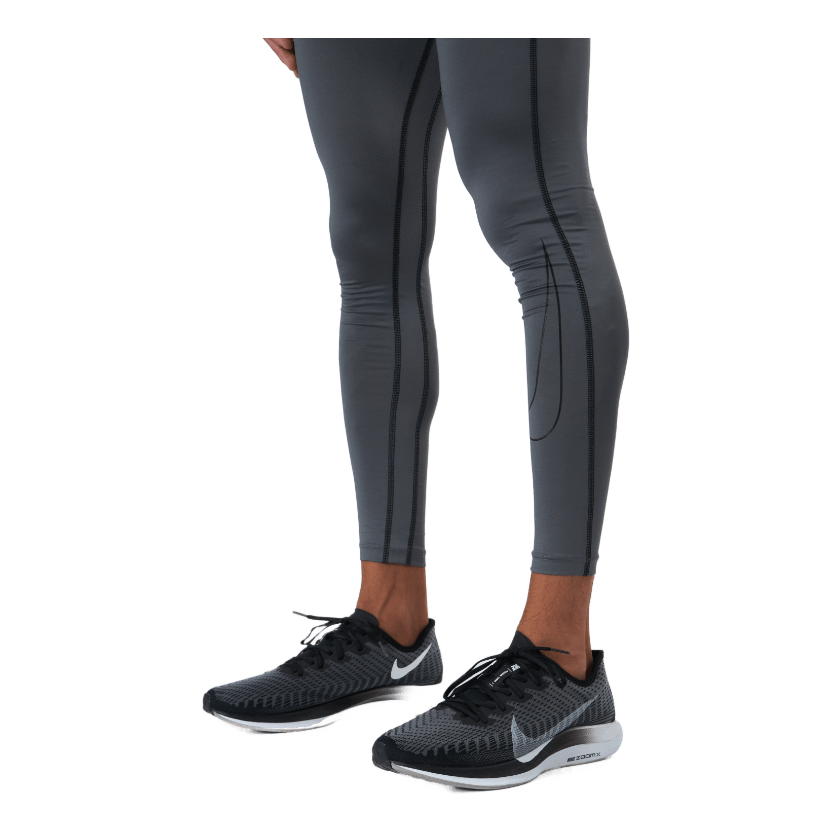 Nike Pro Dri-FIT Men's Tights IRON GREY/BLACK/BLACK 4 Nike Pro Dri-FIT Men's Tights IRON GREY/BLACK/BLACK - Image 4