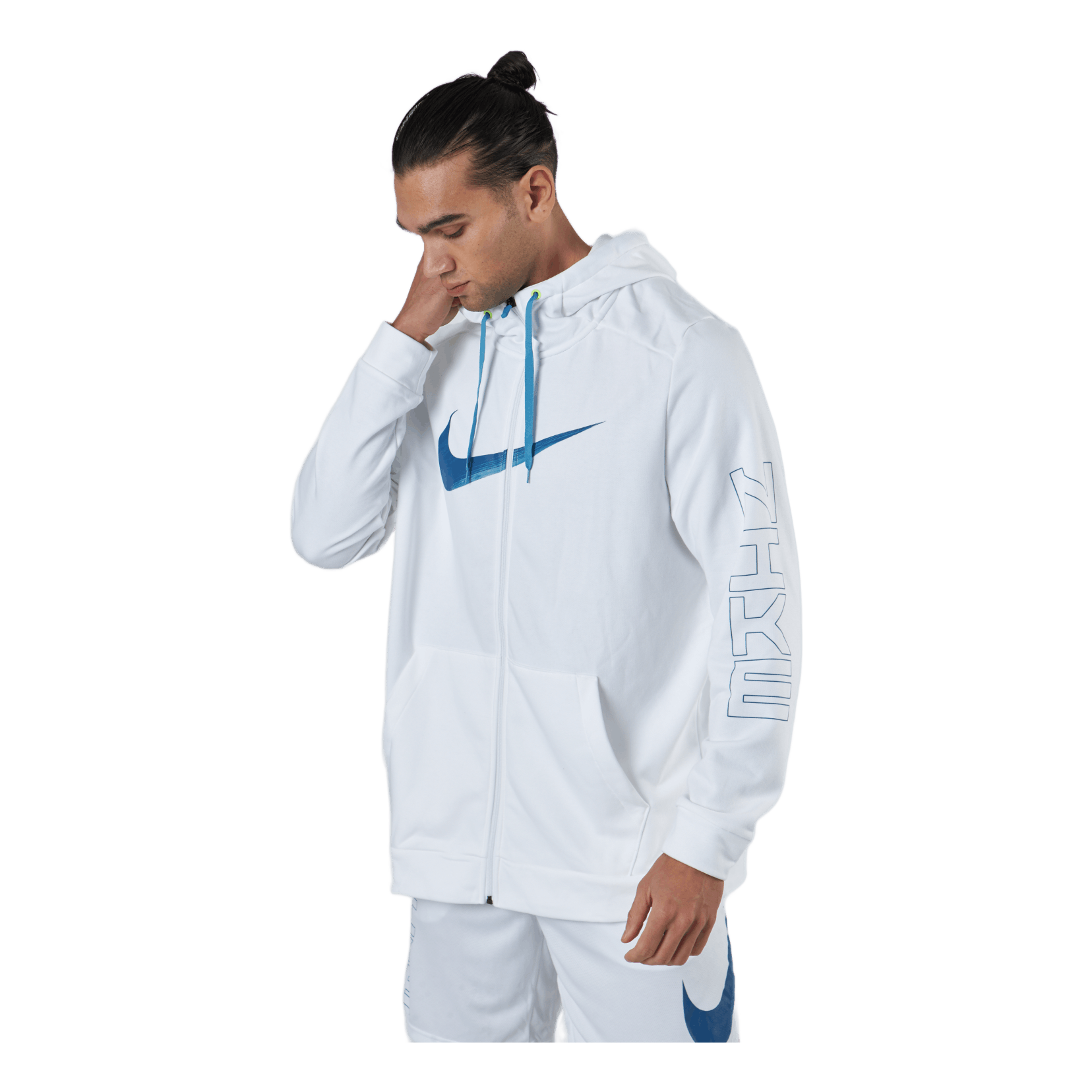 Nike Dri-fit Sport Clash Men's Full White/court Blue 2 Nike Dri-fit Sport Clash Men's Full White/court Blue - Image 2