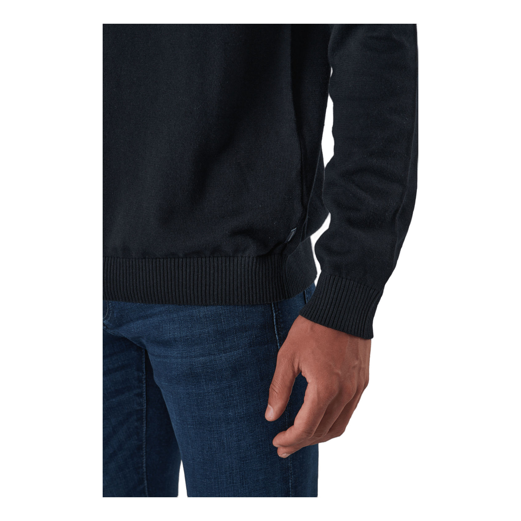 Jack & Jones Jjebasic Knit Half Zip Black 5 Jack & Jones Jjebasic Knit Half Zip Black - Image 5