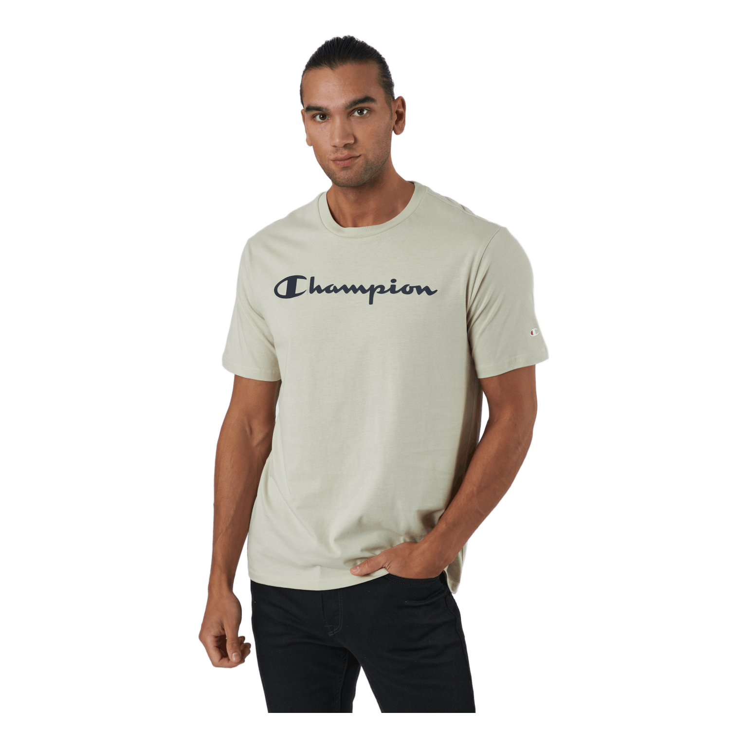 Champion Crewneck T-shirt Overcast 1 Champion Crewneck T-shirt Overcast