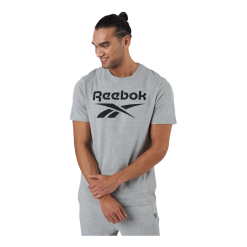 Reebok Ri Big Logo Tee Mgreyh/black