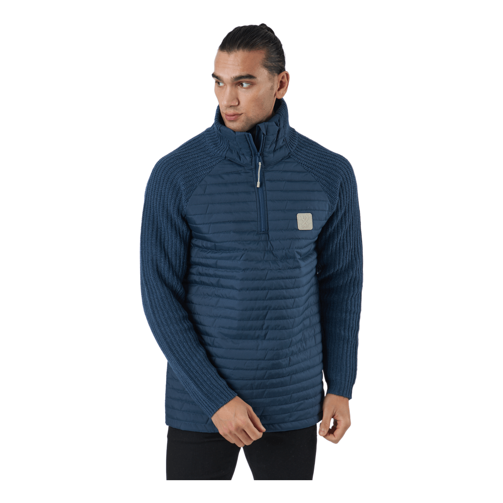 Bula Hybrid Halfzip Denim 1 Bula Hybrid Halfzip Denim