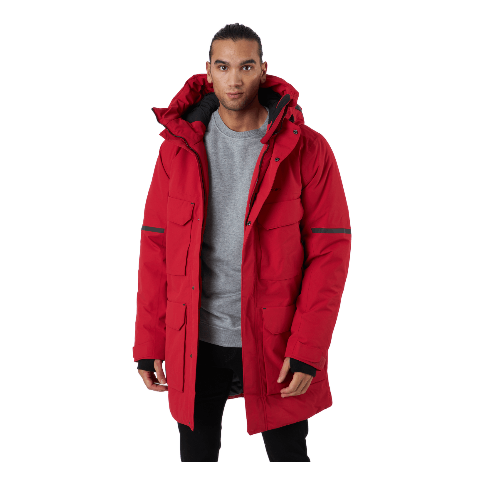 DIDRIKSONS Drew Usx Parka 5 Flow Red 2 DIDRIKSONS Drew Usx Parka 5 Flow Red - Image 2