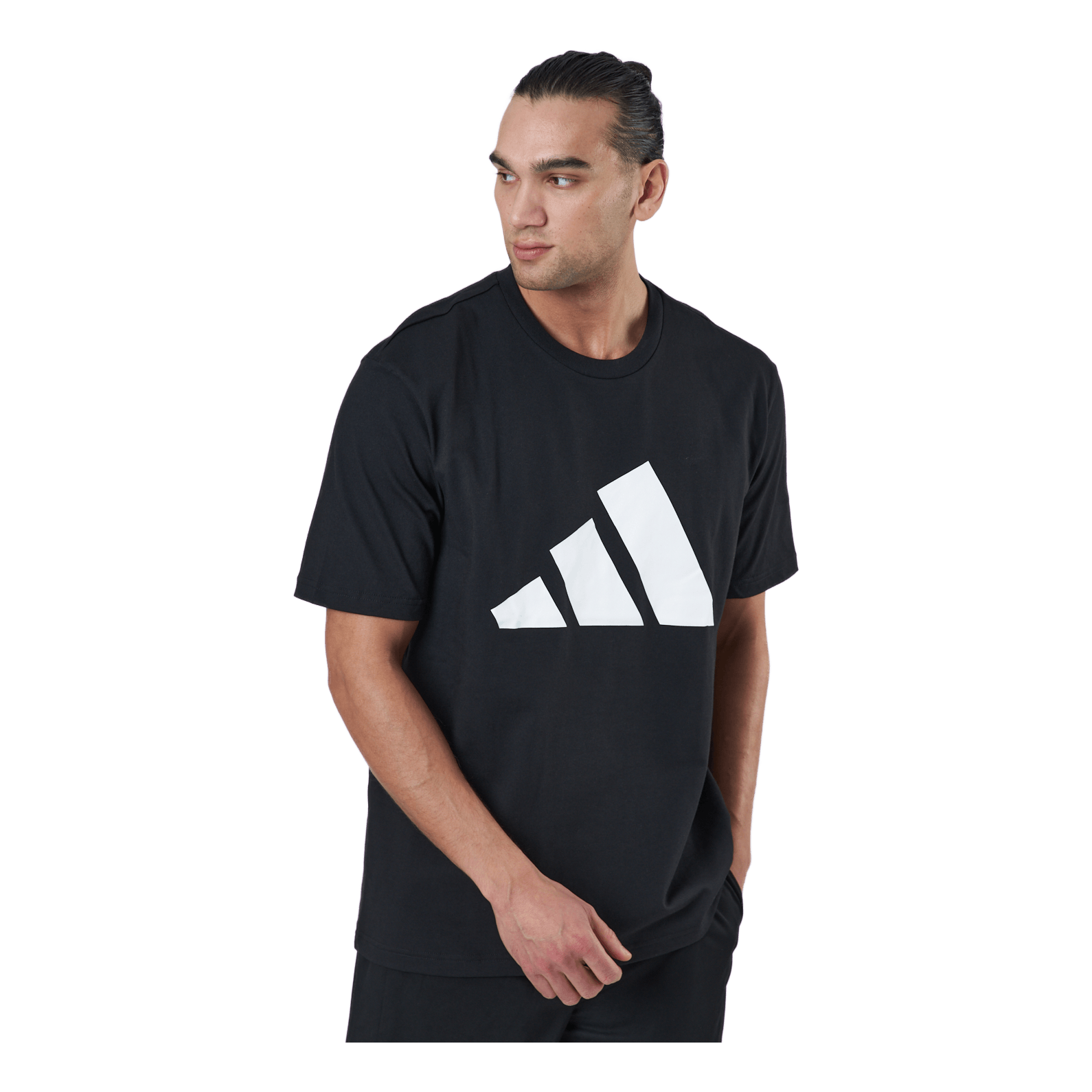 ADIDAS Sportswear Future Icons Three Bar Tee Black 2 ADIDAS Sportswear Future Icons Three Bar Tee Black - Image 2