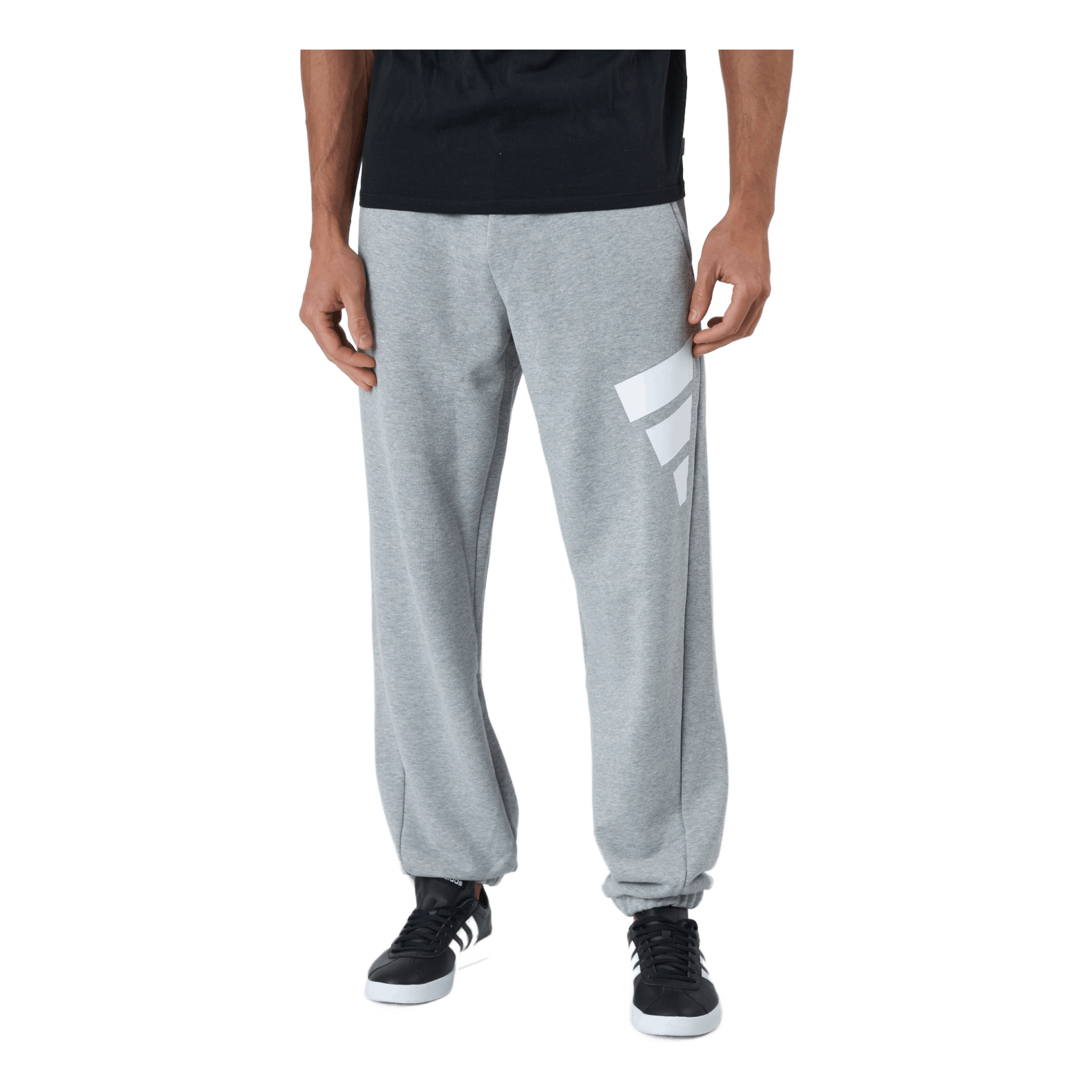 ADIDAS Sportswear Future Icons Three Bar Pant Medium Grey Heather 1 ADIDAS Sportswear Future Icons Three Bar Pant Medium Grey Heather