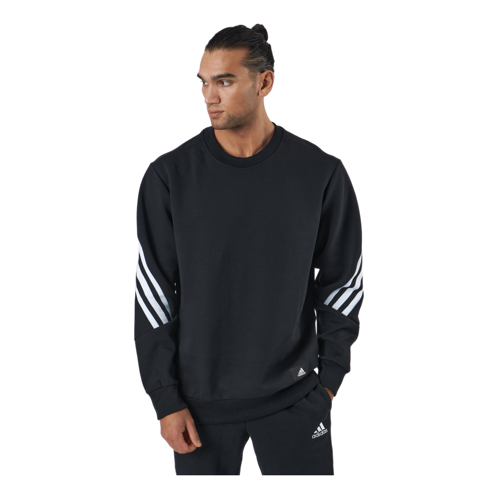 ADIDAS Sportswear Future Icons Three Stripes Crew Black 1 ADIDAS Sportswear Future Icons Three Stripes Crew Black