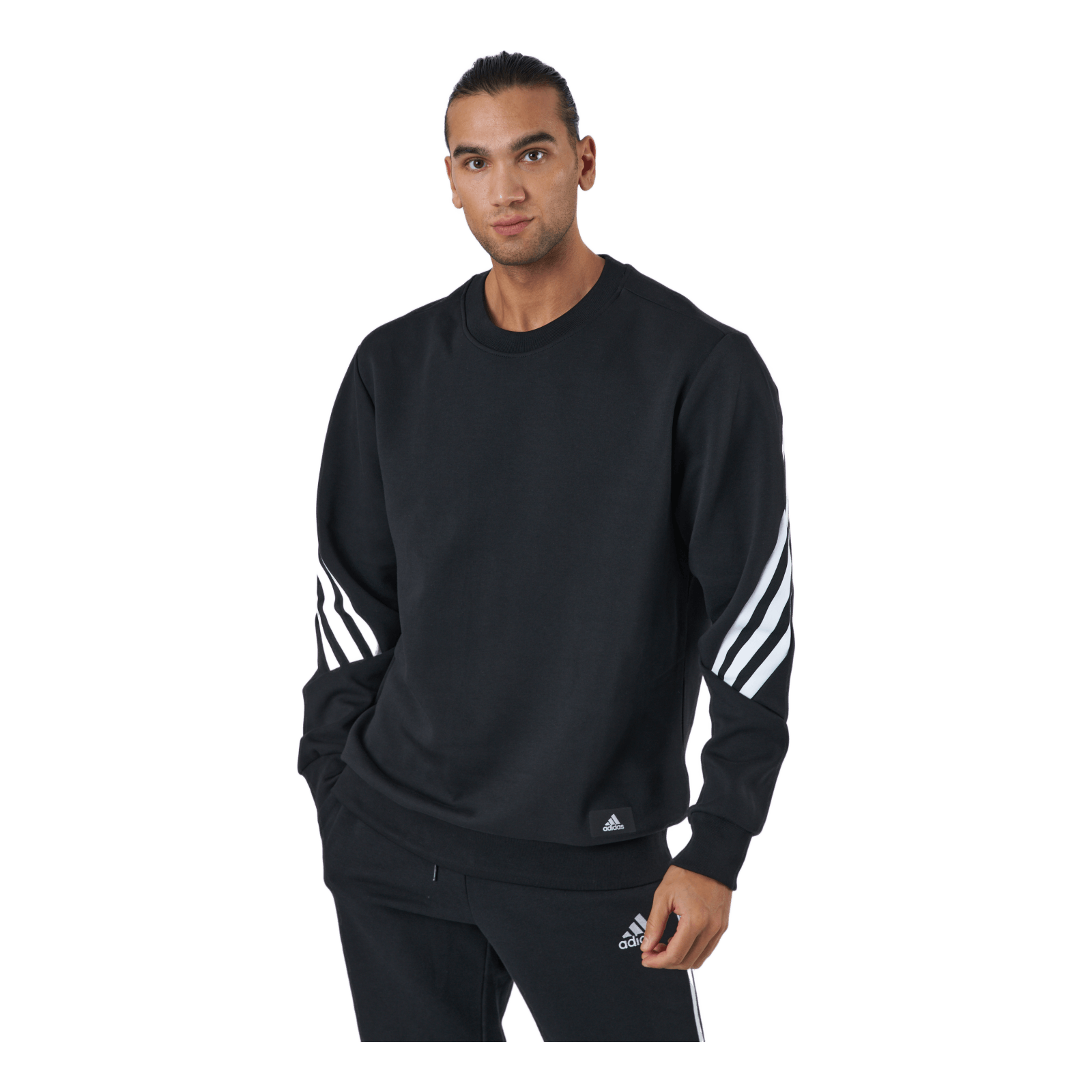 ADIDAS Sportswear Future Icons Three Stripes Crew Black 2 ADIDAS Sportswear Future Icons Three Stripes Crew Black - Image 2