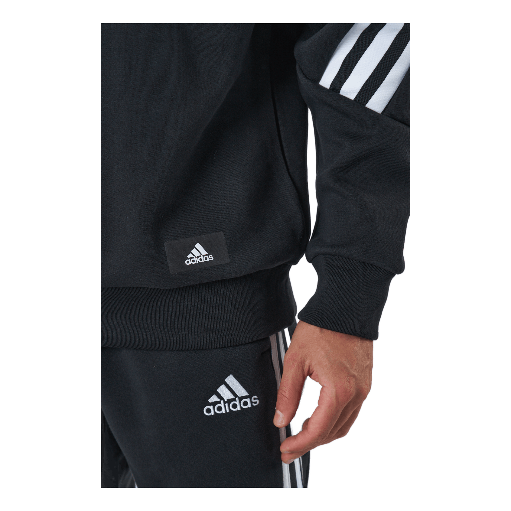 ADIDAS Sportswear Future Icons Three Stripes Crew Black 5 ADIDAS Sportswear Future Icons Three Stripes Crew Black - Image 5