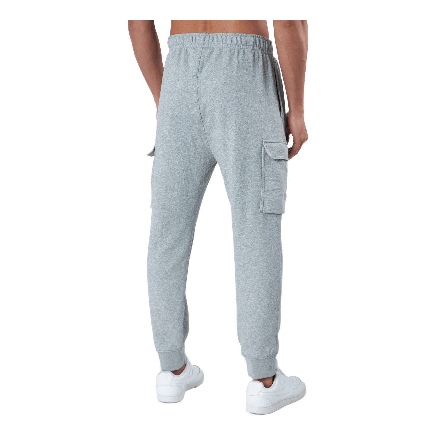 Nike Sportswear Club French Te Dk Grey Heather/matte Silver/w 3 Nike Sportswear Club French Te Dk Grey Heather/matte Silver/w - Image 3