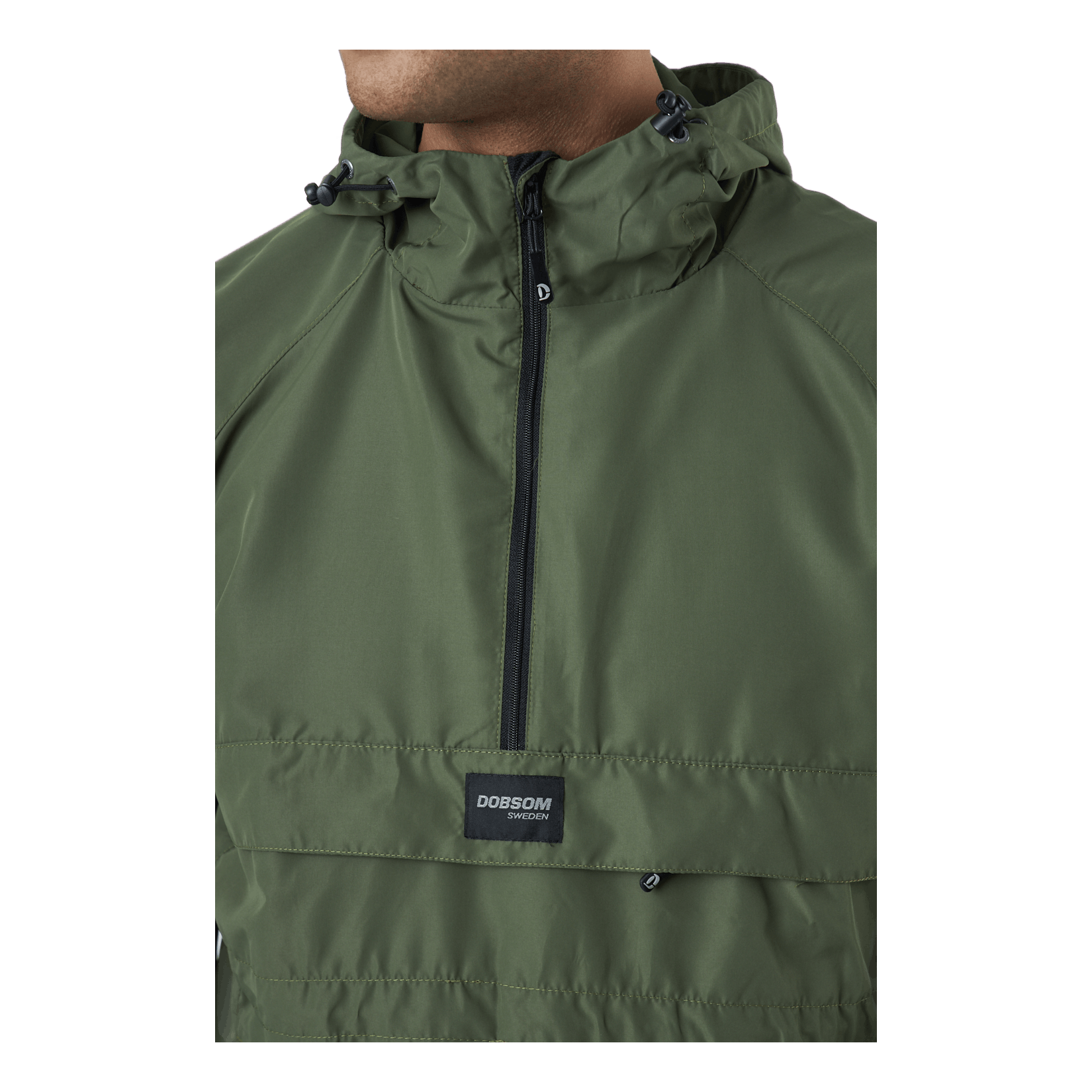 Dobsom Trek Anorak Olive 4 Dobsom Trek Anorak Olive - Image 4