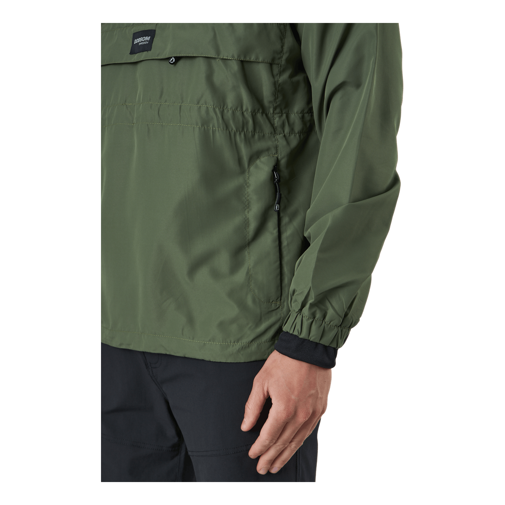 Dobsom Trek Anorak Olive 5 Dobsom Trek Anorak Olive - Image 5