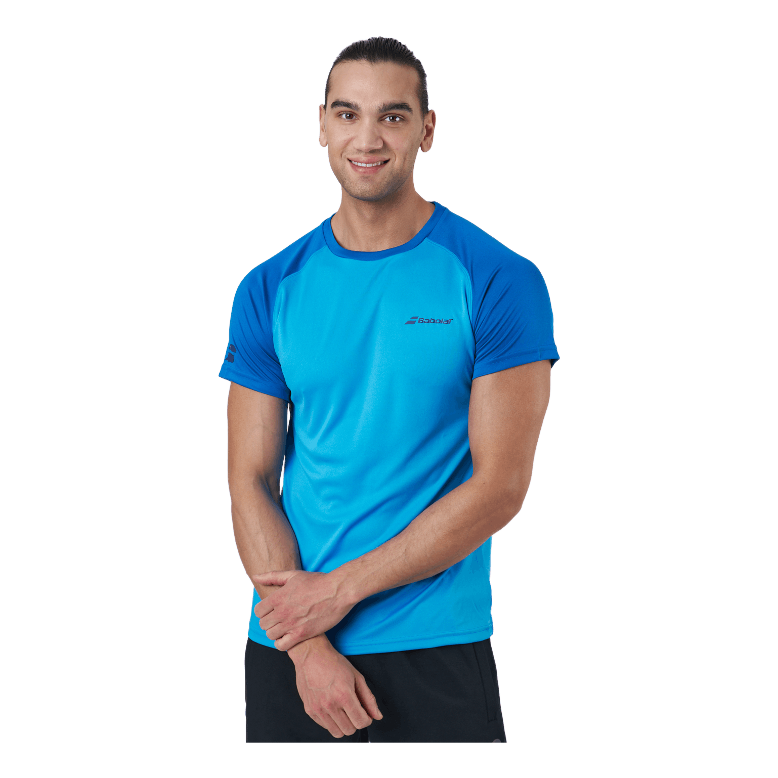 Babolat T-shirt Play Crew Neck Light Blue 2 Babolat T-shirt Play Crew Neck Light Blue - Image 2