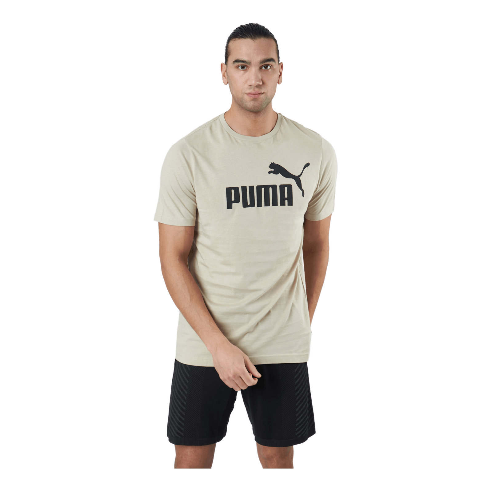 Puma Ess Logo Tee Putty 2 Puma Ess Logo Tee Putty - Image 2