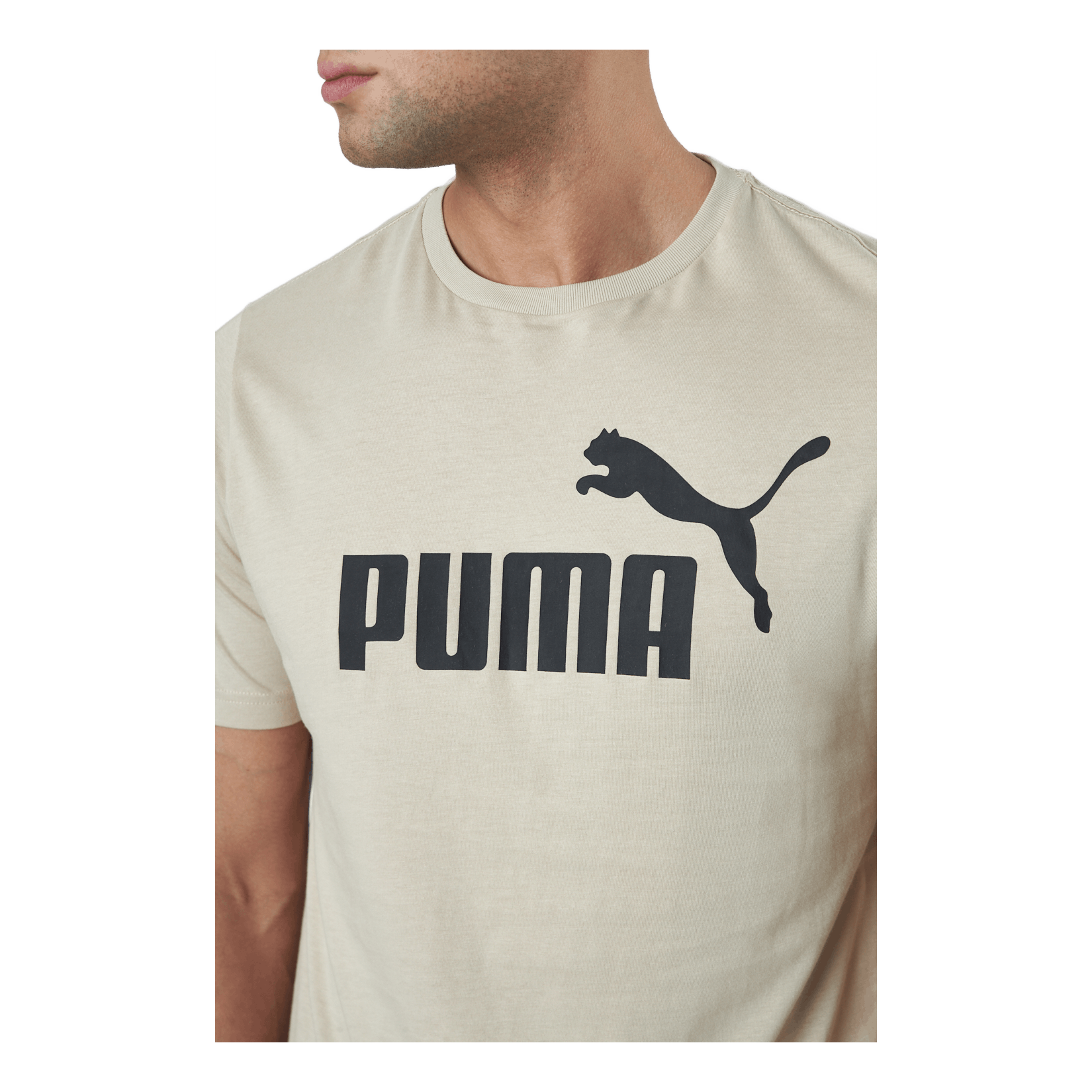 Puma Ess Logo Tee Putty 4 Puma Ess Logo Tee Putty - Image 4