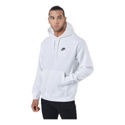 Nike Sportswear Club Fleece Pullover Hoodie WHITE/WHITE/BLACK