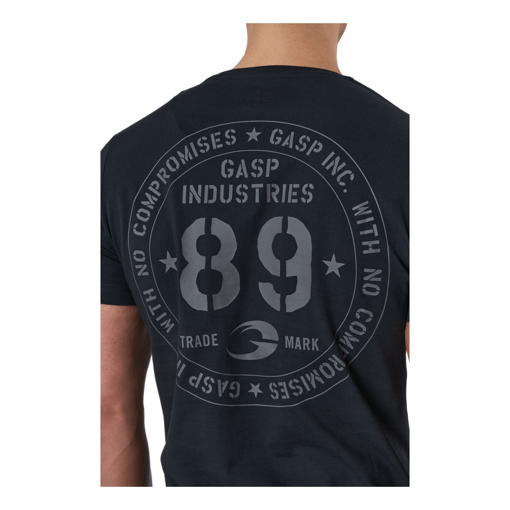 GASP 89 Classic Tap Tee Black 5 GASP 89 Classic Tap Tee Black - Image 5