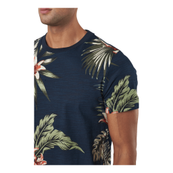 Jack & Jones Jprblatropic Aop Ss Tee Crew N Navy Blazer -Takit Myyntikauppa 60683 43 004