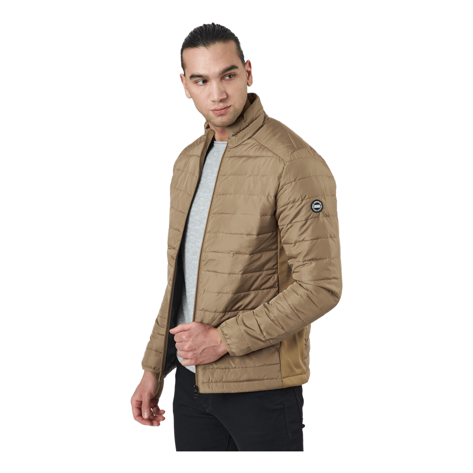 Jack & Jones Jjeace Spring Puffer Collar Sn Elmwood 1 Jack & Jones Jjeace Spring Puffer Collar Sn Elmwood