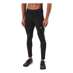 Tights Ceramiwarm Black - Odlo Concrete Grey