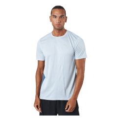 Puma Run Favorite Ss Tee Platinum Grey-sky Evening