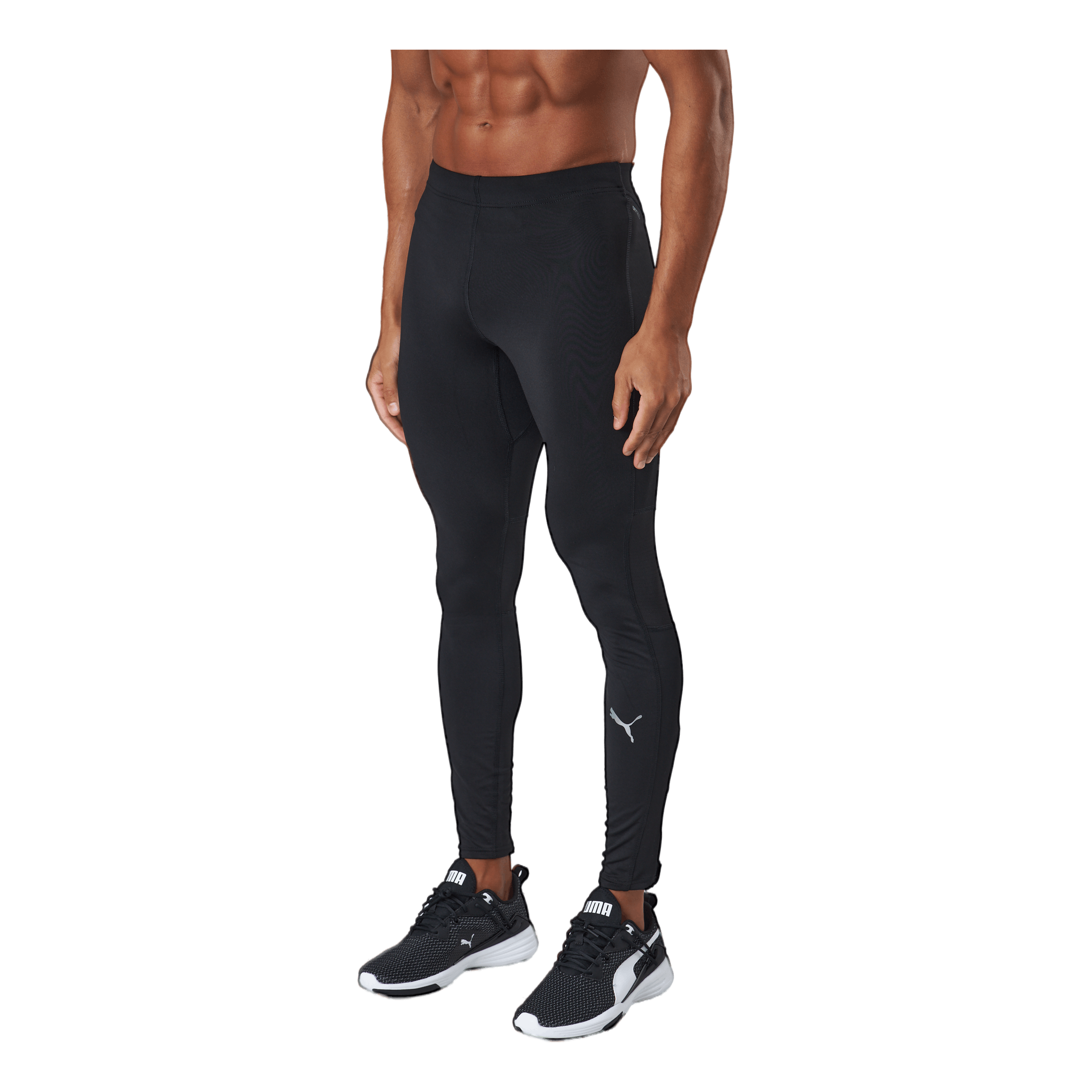 Run Brushed Long Tight M Puma Black 1 Run Brushed Long Tight M Puma Black