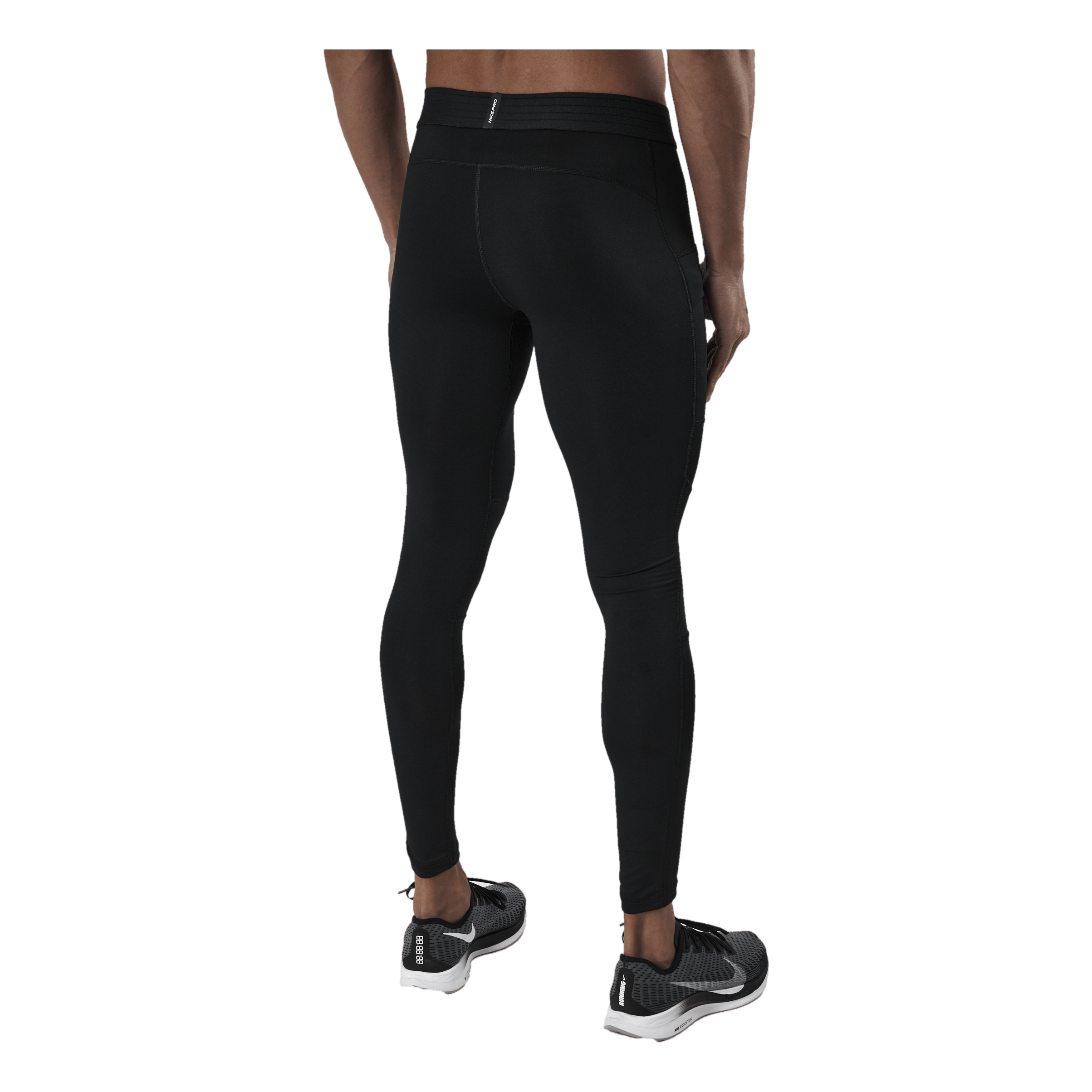 Nike Pro Warm Men's Tights Black/white 3 Nike Pro Warm Men's Tights Black/white - Image 3