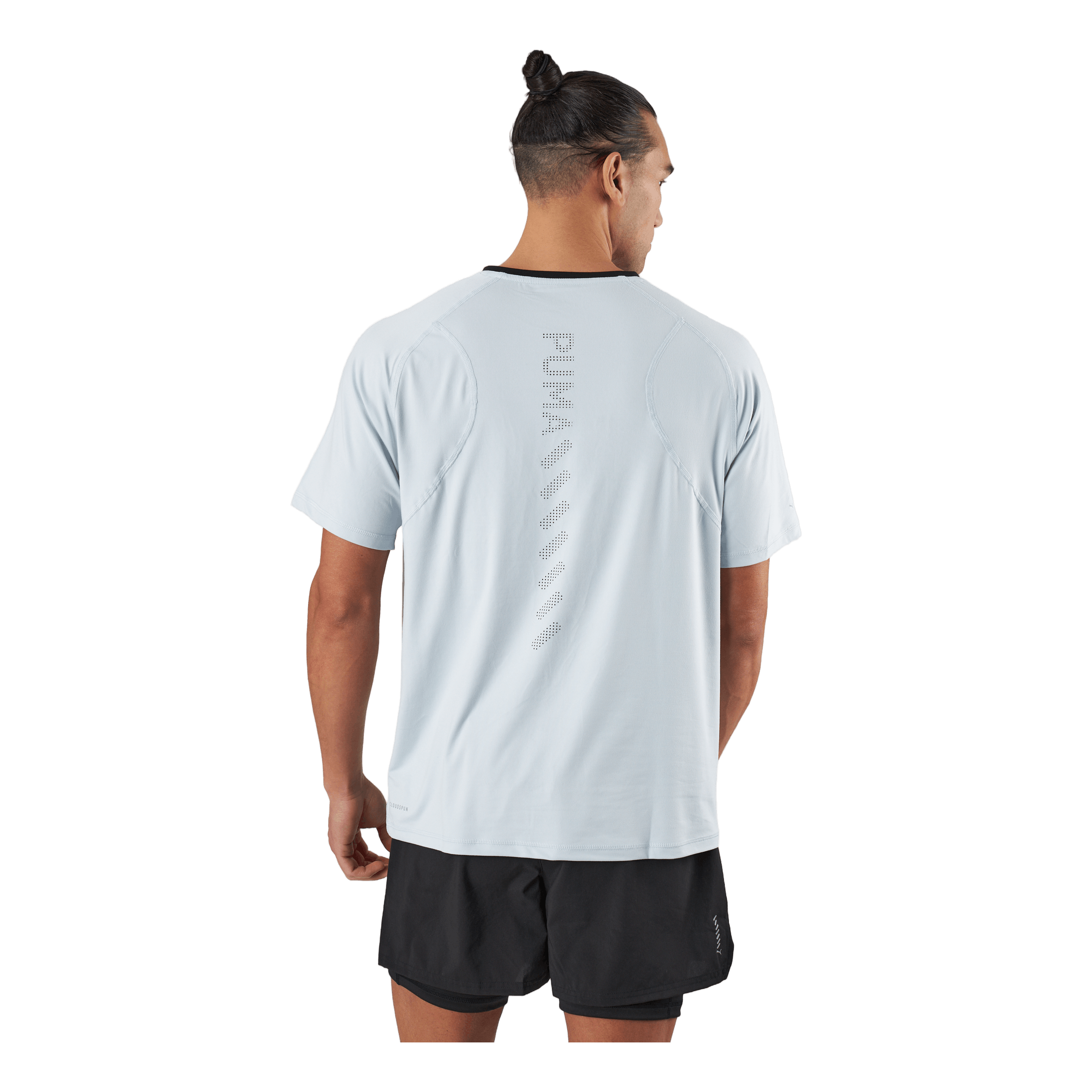 Puma Run Cloudspun Ss Tee Platinum Gray 3 Puma Run Cloudspun Ss Tee Platinum Gray - Image 3