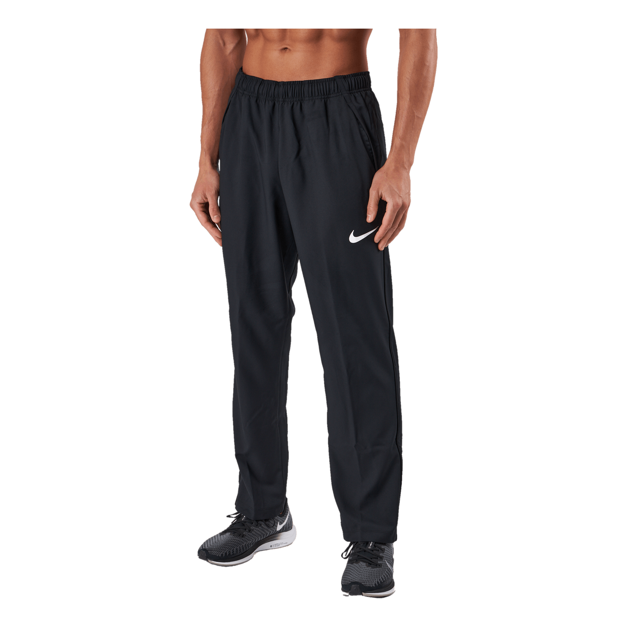 Nike Dri-FIT Men's Woven Team Training Pants BLACK/BLACK/WHITE 1 Nike Dri-FIT Men's Woven Team Training Pants BLACK/BLACK/WHITE