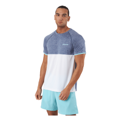 Babolat T-shirt Play Crew Neck White Blue
