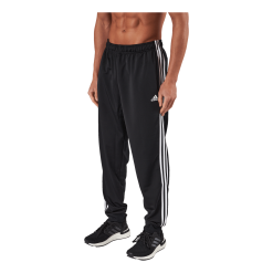 ADIDAS Essentials Warm-Up Tapered 3-Stripes Tracksuit Bottoms Black