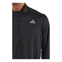 ADIDAS Own The Run 1/2 Zip Long-Sleeve Top Black 8 ADIDAS Own The Run 1/2 Zip Long-Sleeve Top Black -Takit Myyntikauppa 60929 48 005