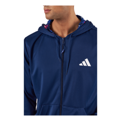 ADIDAS Train Essentials Seasonal Training Full-Zip Jacket Dark Blue -Takit Myyntikauppa 60931 31 004