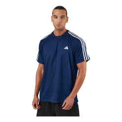 ADIDAS Train Essentials 3-Stripes Training T-Shirt Dark Blue