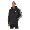 ADIDAS Essentials French Terry 3-Stripes Hoodie Black