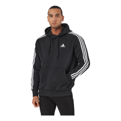ADIDAS Essentials French Terry 3-Stripes Hoodie Black