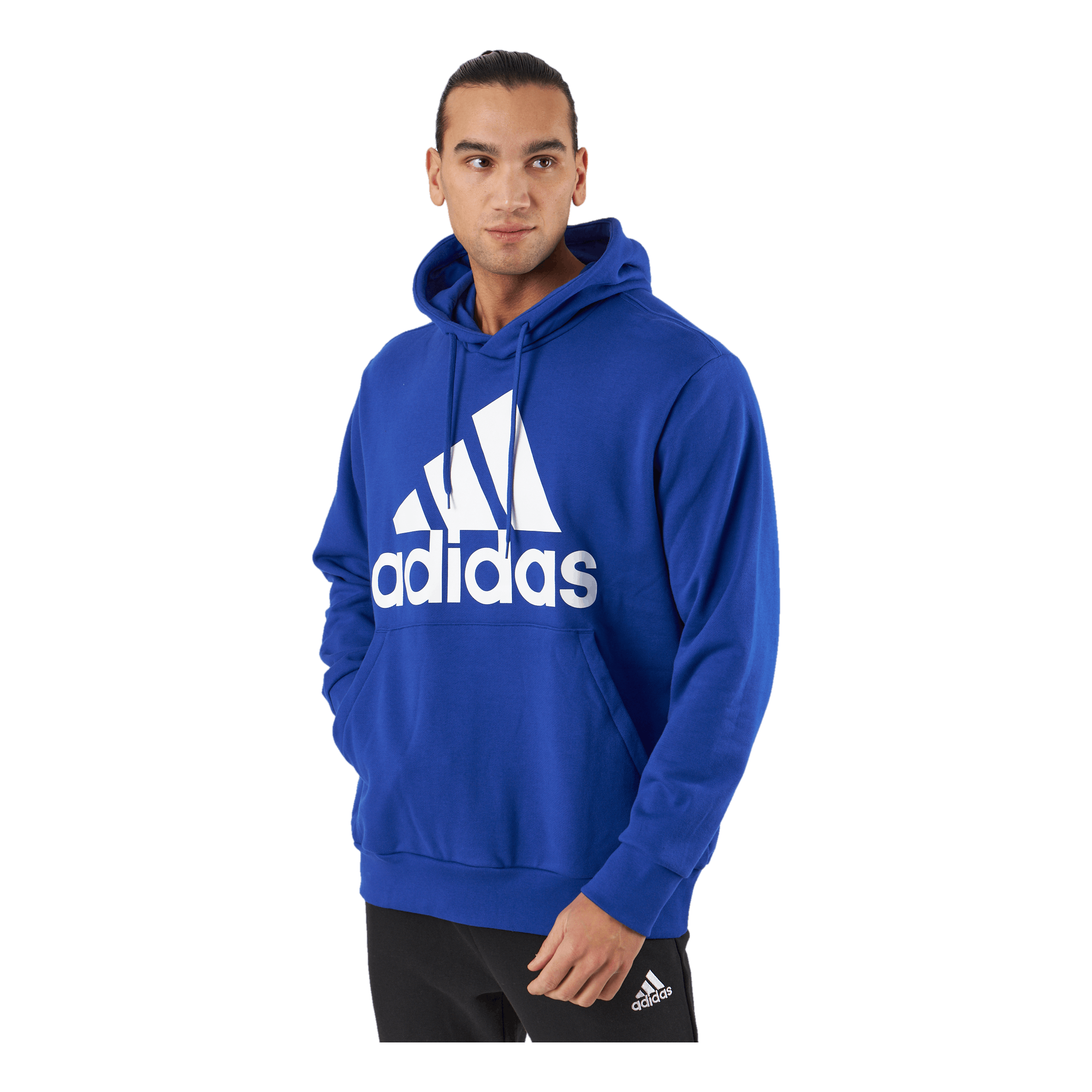ADIDAS Essentials French Terry Big Logo Hoodie Selubl 2 ADIDAS Essentials French Terry Big Logo Hoodie Selubl - Image 2