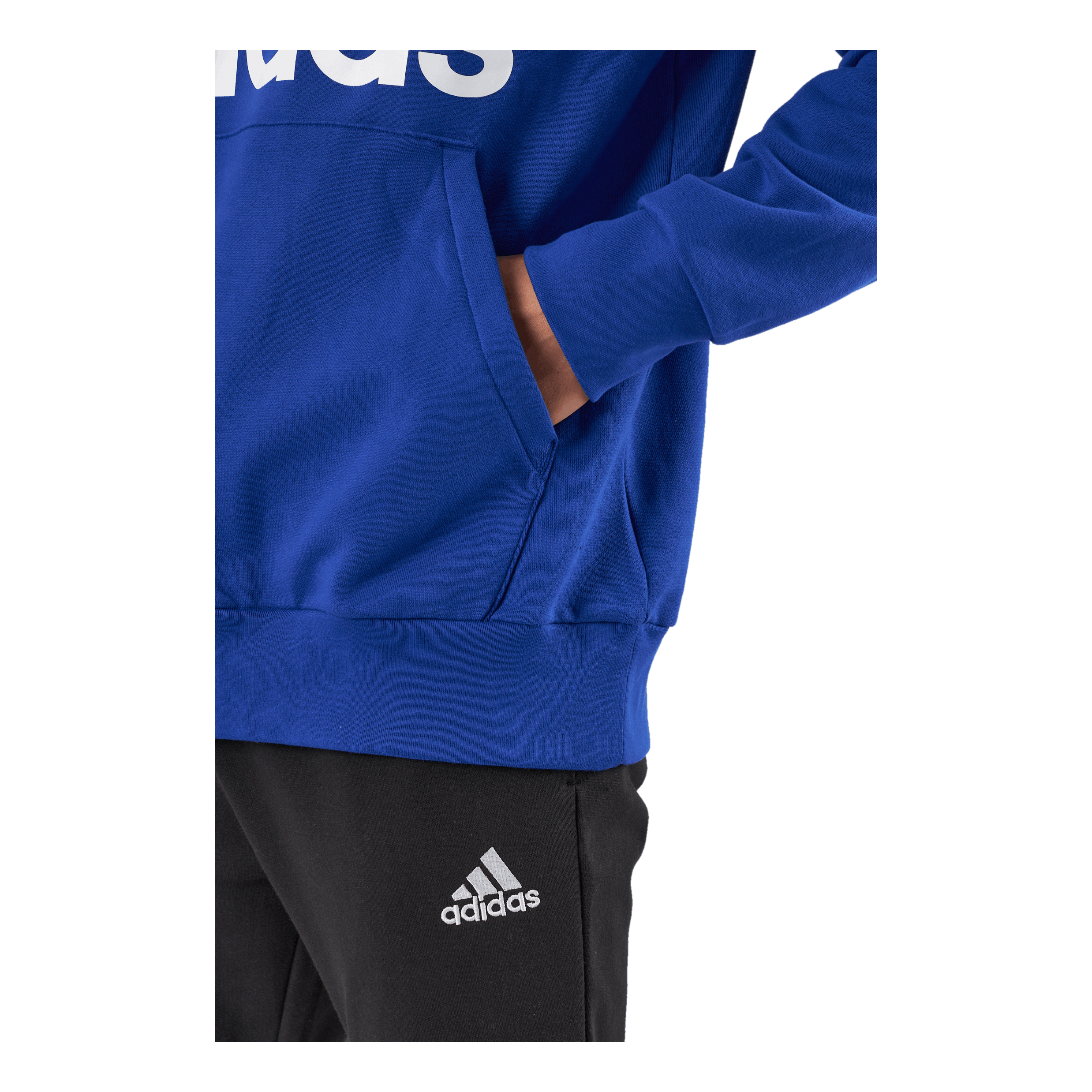ADIDAS Essentials French Terry Big Logo Hoodie Selubl 5 ADIDAS Essentials French Terry Big Logo Hoodie Selubl - Image 5