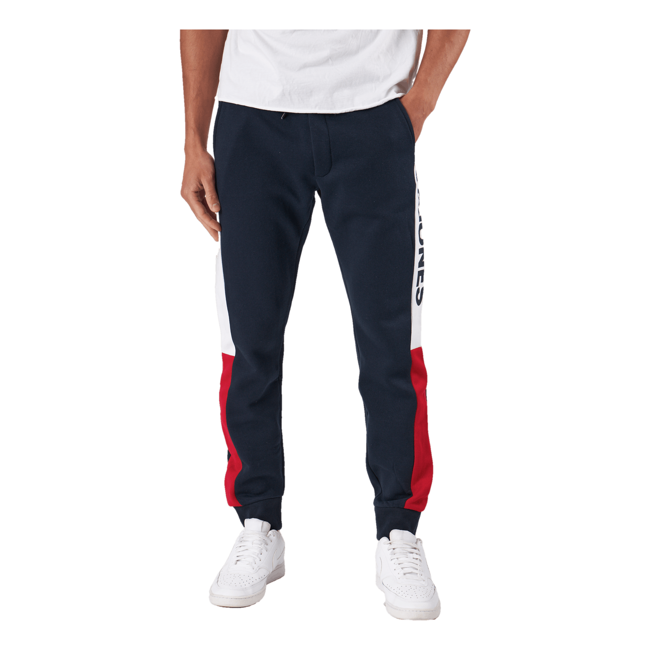 Jack & Jones Jpstwill Logo Jjblocking Swt P Navy Blazer 2 Jack & Jones Jpstwill Logo Jjblocking Swt P Navy Blazer - Image 2