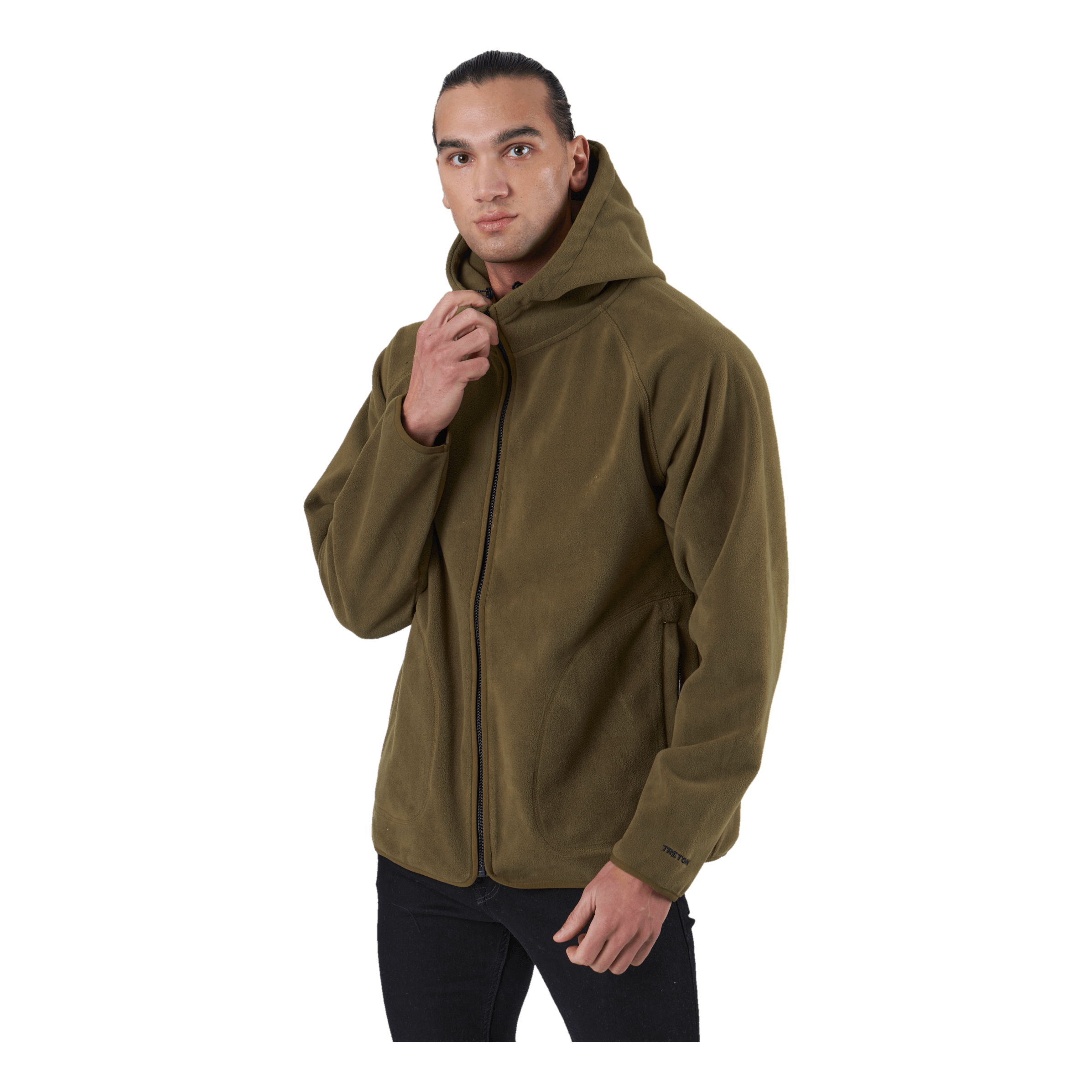 Tretorn Tech Fleece Hood M 506/dark Olive 1 Tretorn Tech Fleece Hood M 506/dark Olive