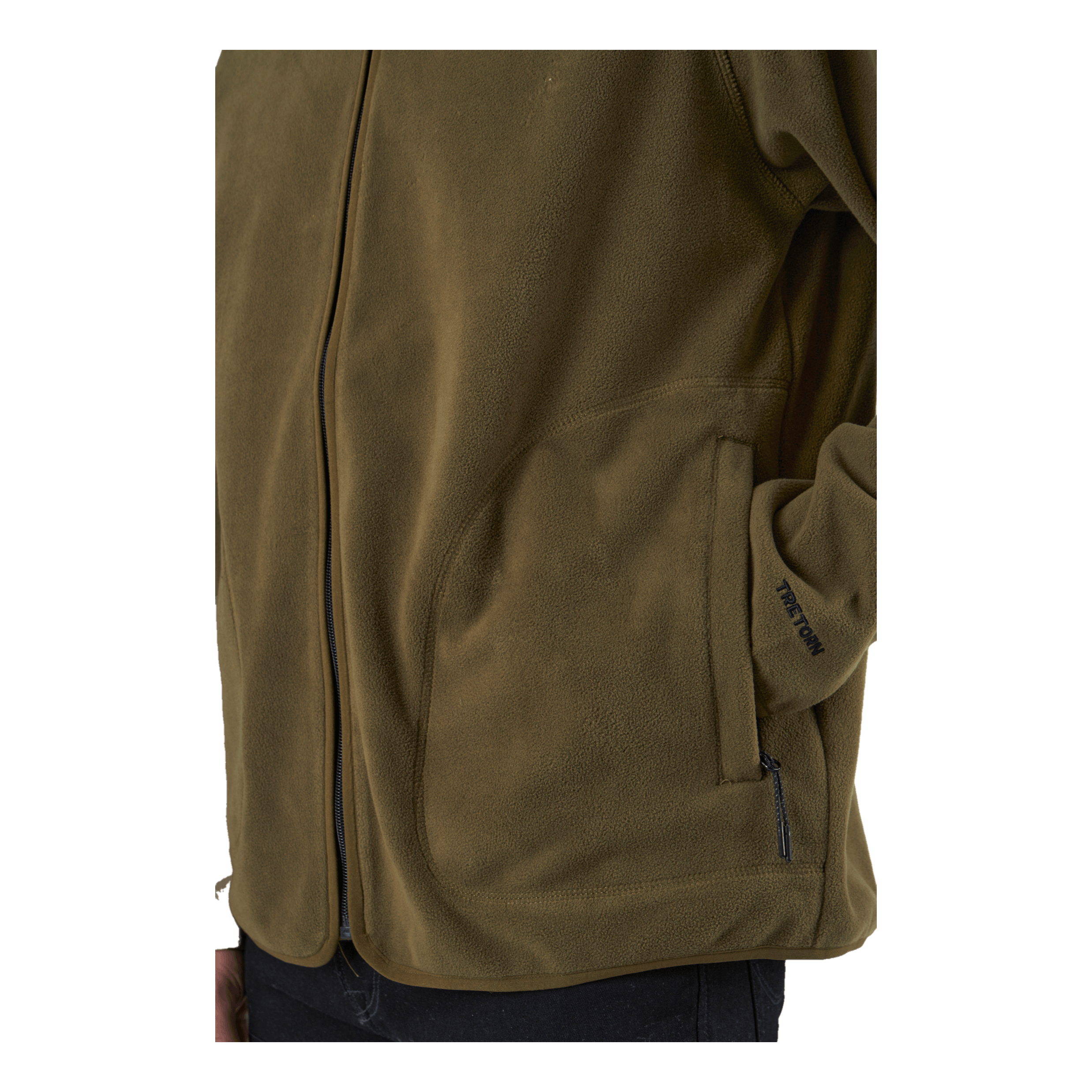Tretorn Tech Fleece Hood M 506/dark Olive 5 Tretorn Tech Fleece Hood M 506/dark Olive - Image 5