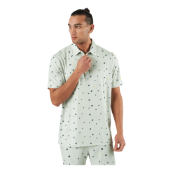 Adidas Ultimate 365 Allover Print Polo White/Green