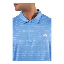 ADIDAS Stripe Zip Golf Polo Shirt Blufus/White -Takit Myyntikauppa 61007 76 004