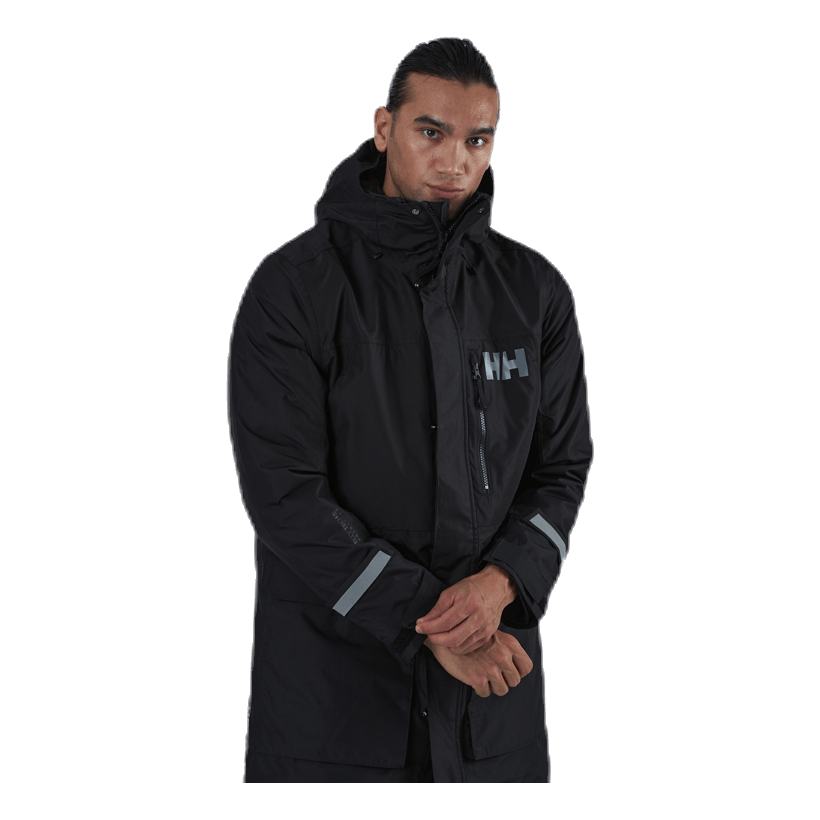 Helly Hansen Rigging Coat Black 2 Helly Hansen Rigging Coat Black - Image 2