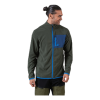 Bula Fleece Jacket Olive Green/Blue