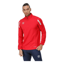 UMBRO Core Sweat Half Zip Red