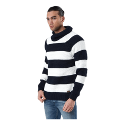 Holebrook Emil Wrap Neck Blue/White