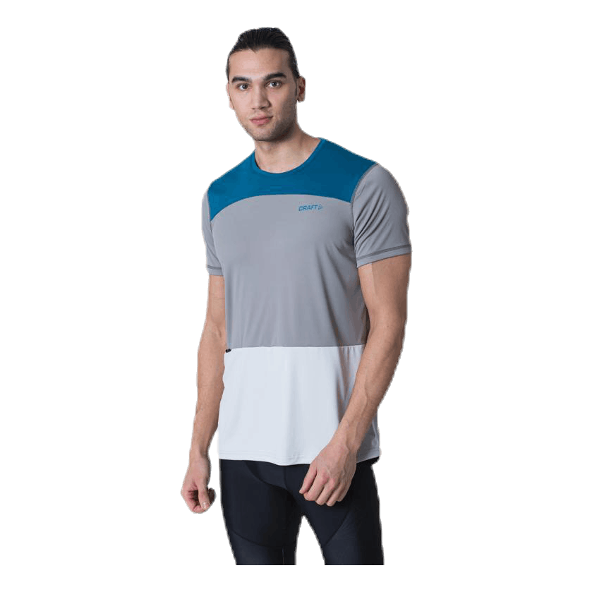 Craft Charge SS Tech Tee Blue/Grey 1 Craft Charge SS Tech Tee Blue/Grey